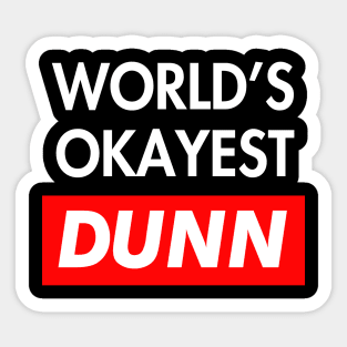 Dunn Sticker